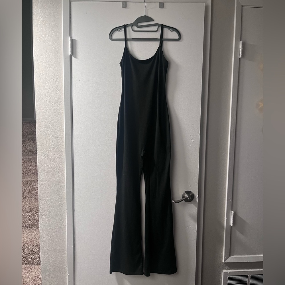 Black Spaghetti Strap Jumpsuit